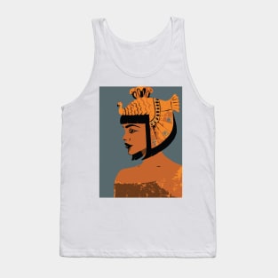 Egyptian Hieroglyphs Queen Tank Top